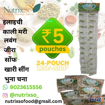 5 Rupees Pouch Of Spices Pack Of 25