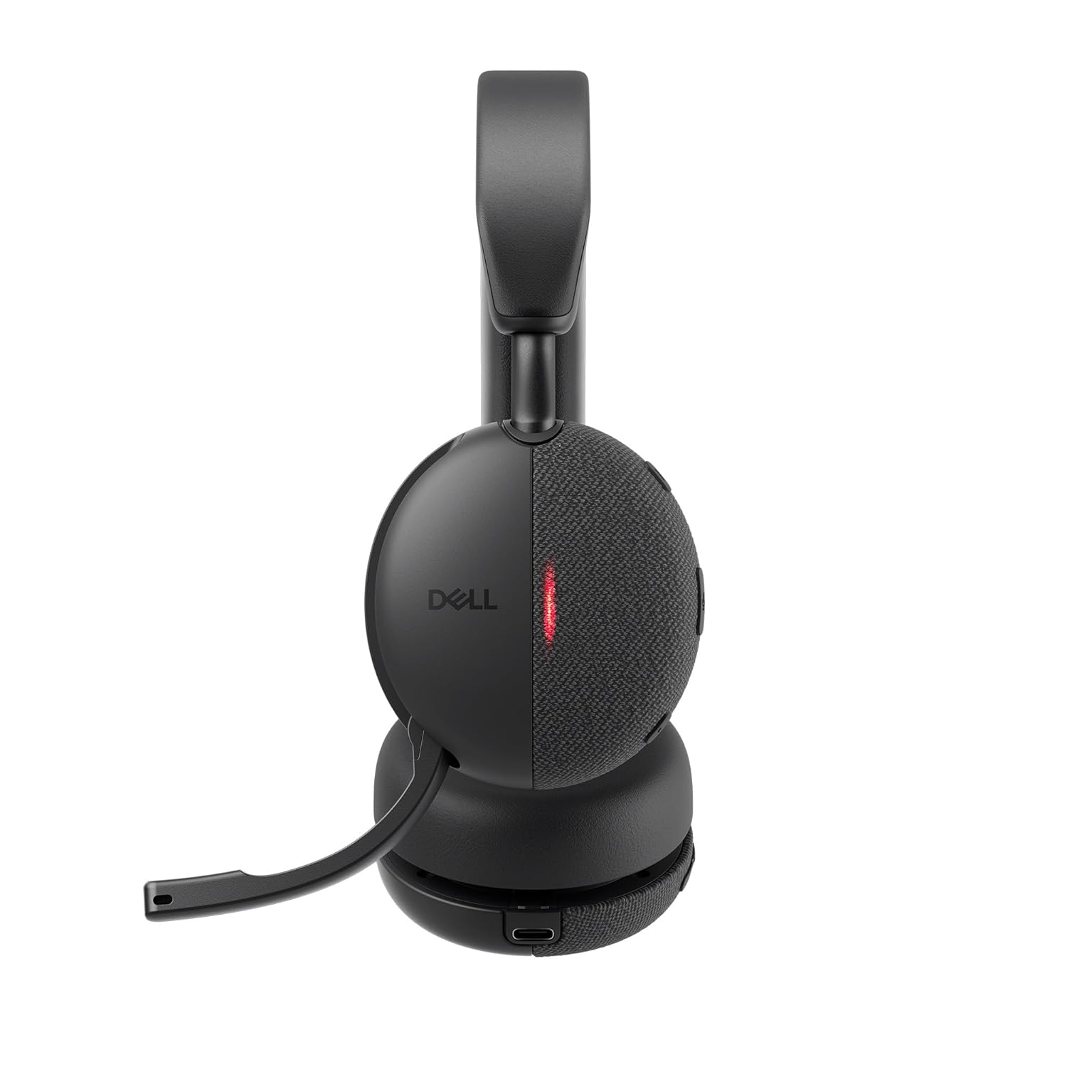 Dell WL5024 Pro Wireless ANC Headset - Hybrid Active Noise Cancellation, AI-Based Noise Cancellation Microphone, Leatherette Headband, Effortless connectivity, Microsoft Teams/Zoom Certified - Black