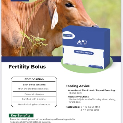 Veterinary Fertility Bolus Powder