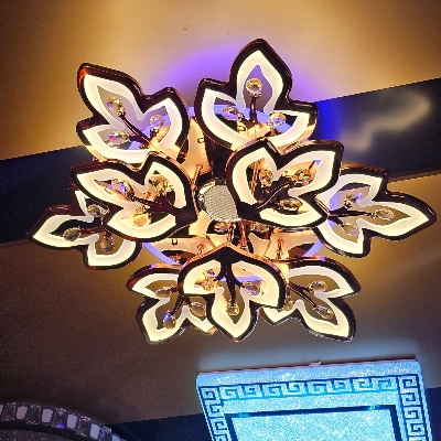 Led Flower Ceiling Chandelier Light Fixture