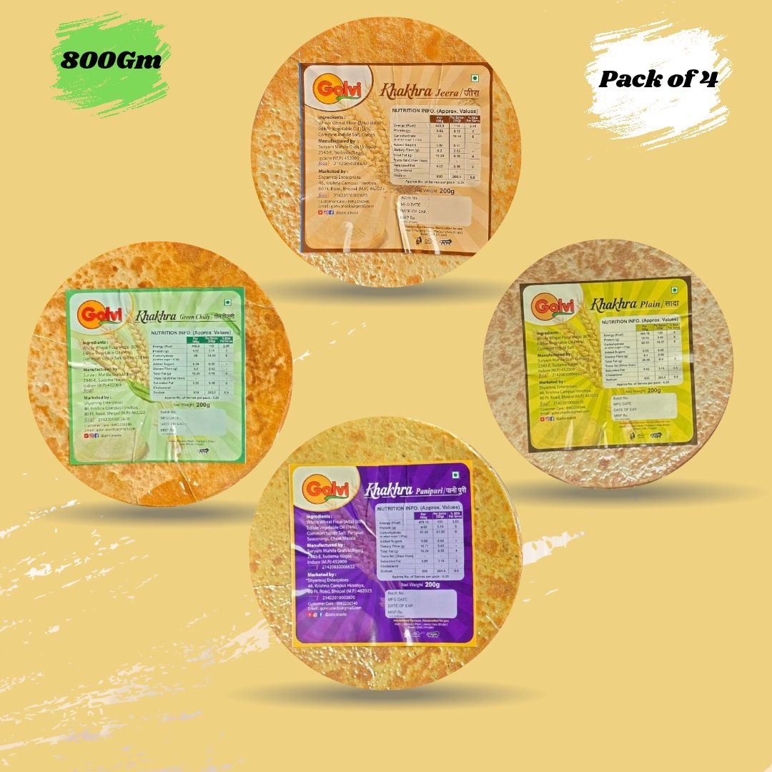 Golvi Khakhra || 200gm || Roasted Not Fried