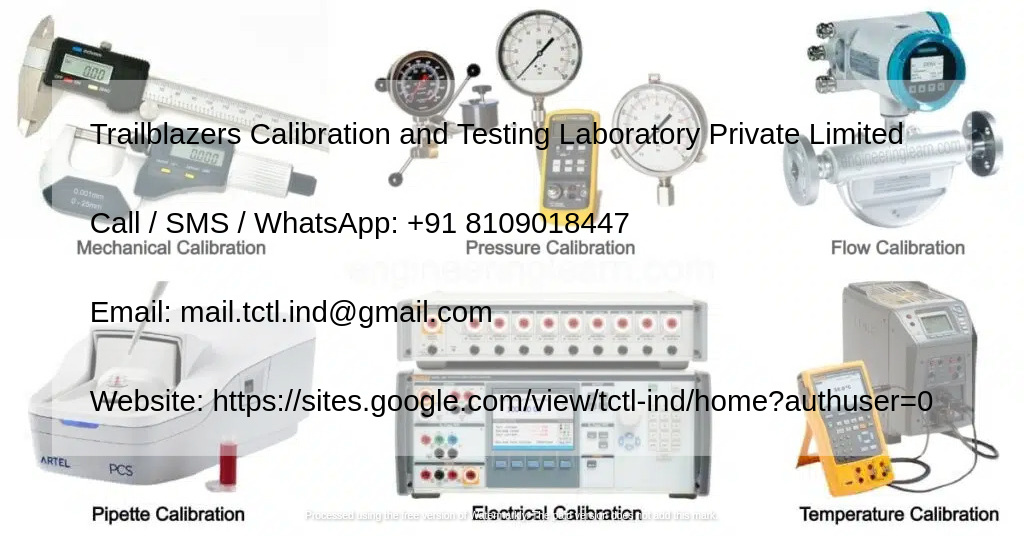 Calibration of Environment Quality Monitoring Instruments