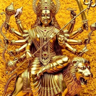 Brass Durga Statue