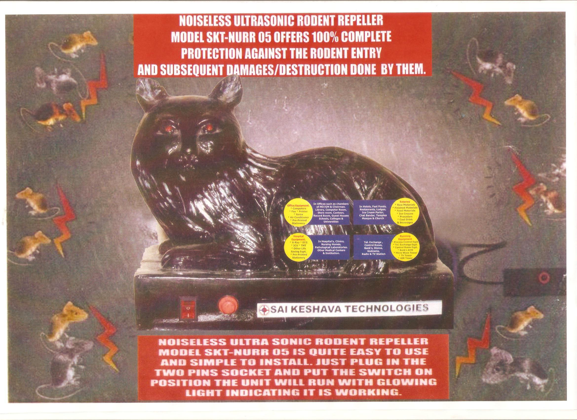 Noiseless Ultrasonic Rodent Repeller - Energy-Efficient Wide Indoor Coverage | Chemical-Free Plug-and-Play Operation