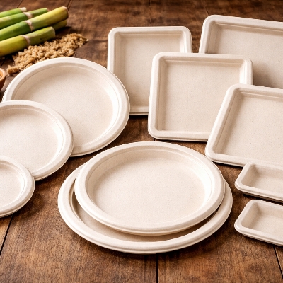 Sugarcane baggage Plates