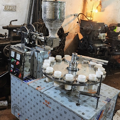 Automatic Tube Filling And Sealing Machine - Stainless Steel, Grey, 240V | Adjustable Volume, High Precision, Continuous Operation