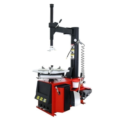 Tyre Changing Machine - Metal Red and Black | Strong Durable Build Easy Operation Low Maintenance