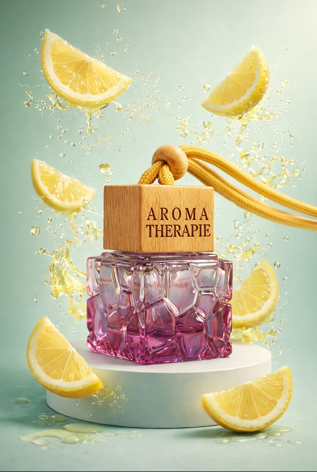 Lemon Car Perfume 10ML Diffuser, Car Air Freshener, Car Gel in Coimbatore