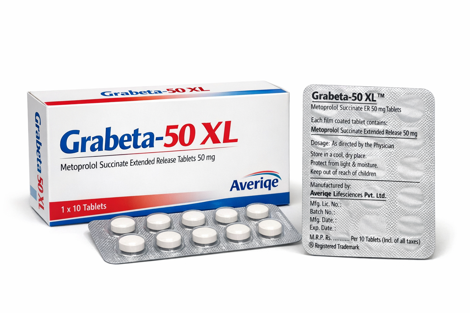 Grabeta 50 Xl Tablet - Balanced Composition, Tested Quality Standards, Fast Relief