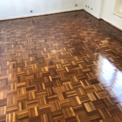 Parquet Wood Flooring - Color: Brown