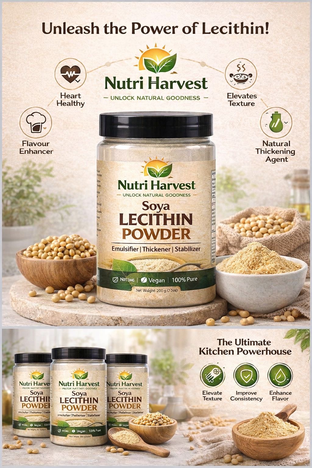 De Oiled Soya Lecithin Powder 