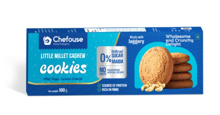Chefouse Little Millet Cashew Cookies -100g