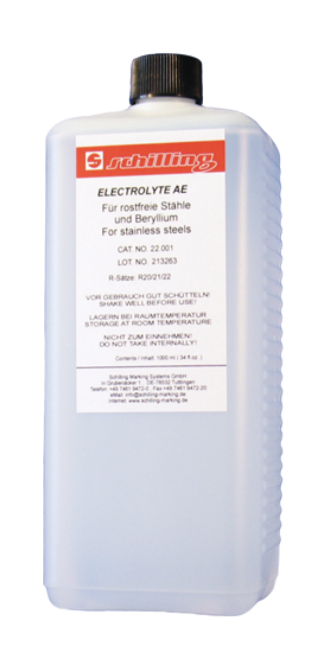 Etching Electrolyte Liquid