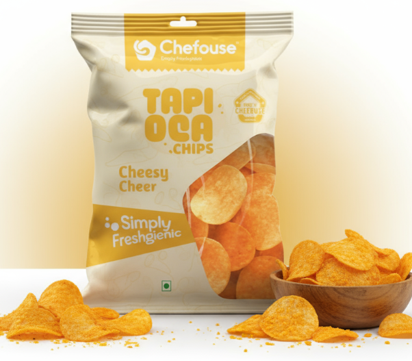 Chefouse Cheesy Cheer Tapioca Chips-50g