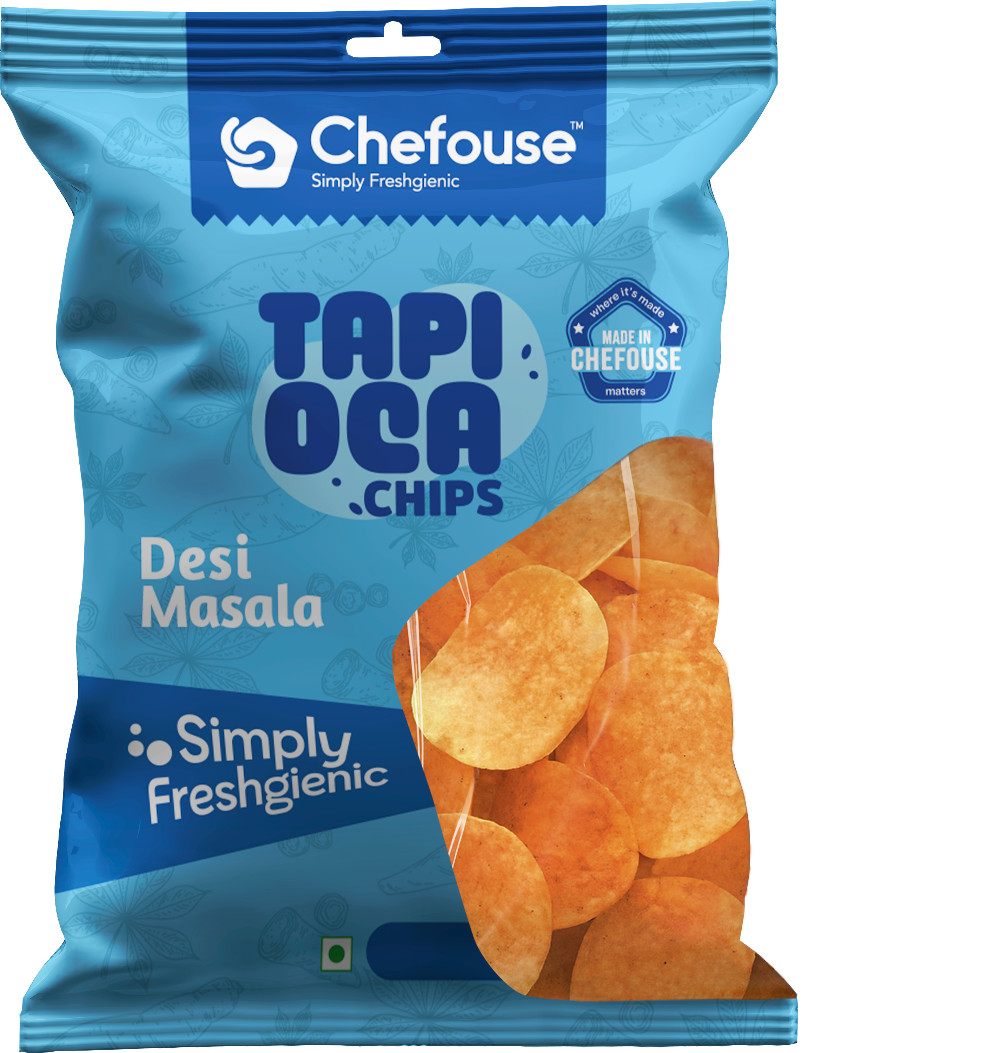 Chefouse Desi Masala Tapioca Chips-50g