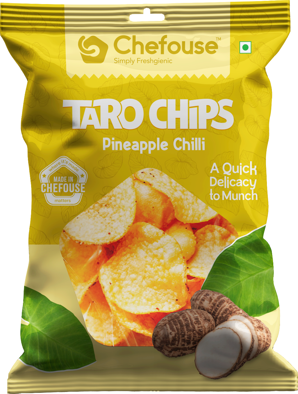 Chefouse Pineapple Chilli Taro Chips-65g