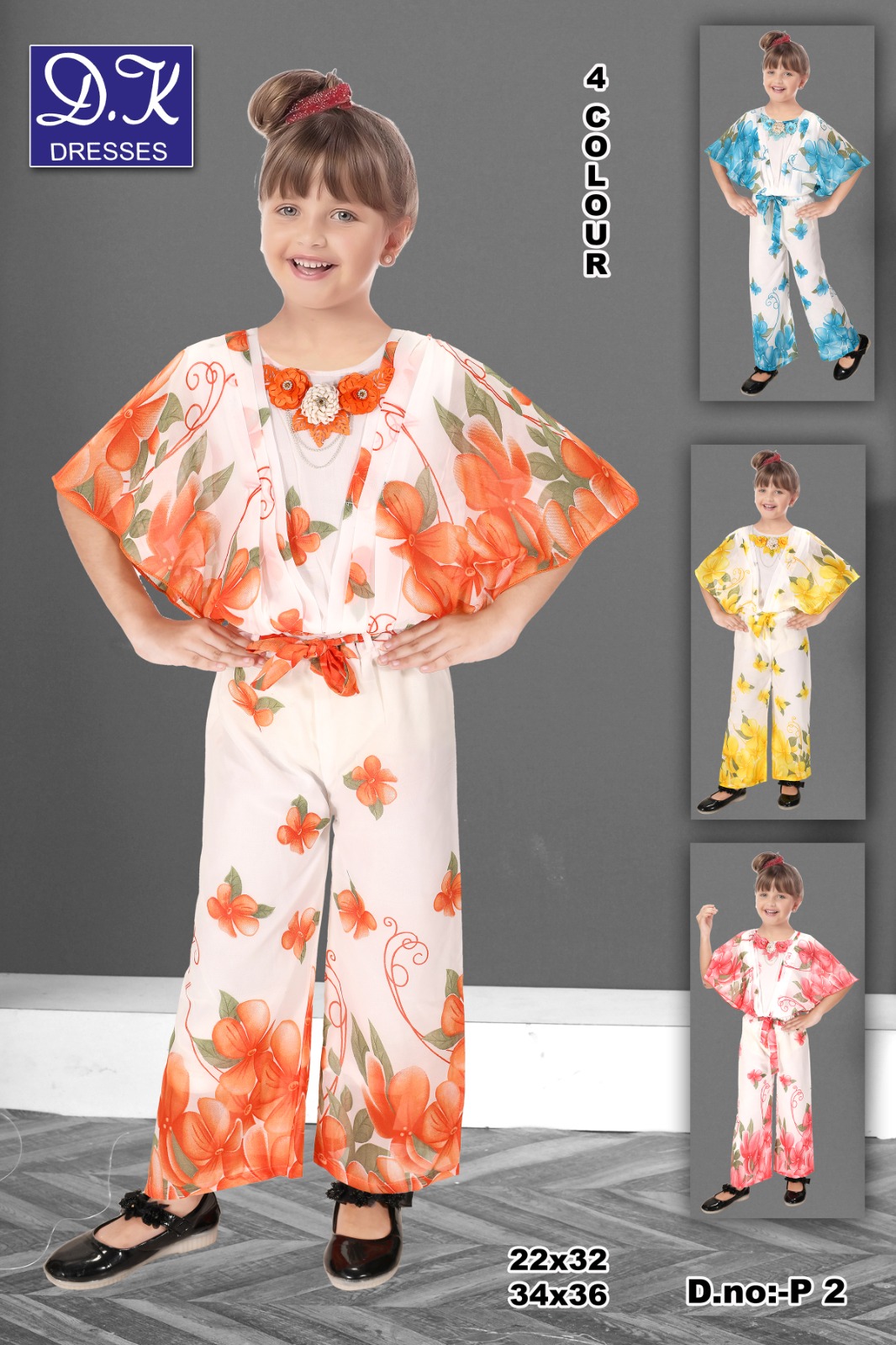 Floral Printed Top And Capri Set - Lightweight Breathable Fabric, Multiple Colors | No Fade, Vivid Colors, Washable, Loose Fit