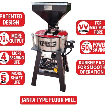 Horizontal Stone Atta Chakki