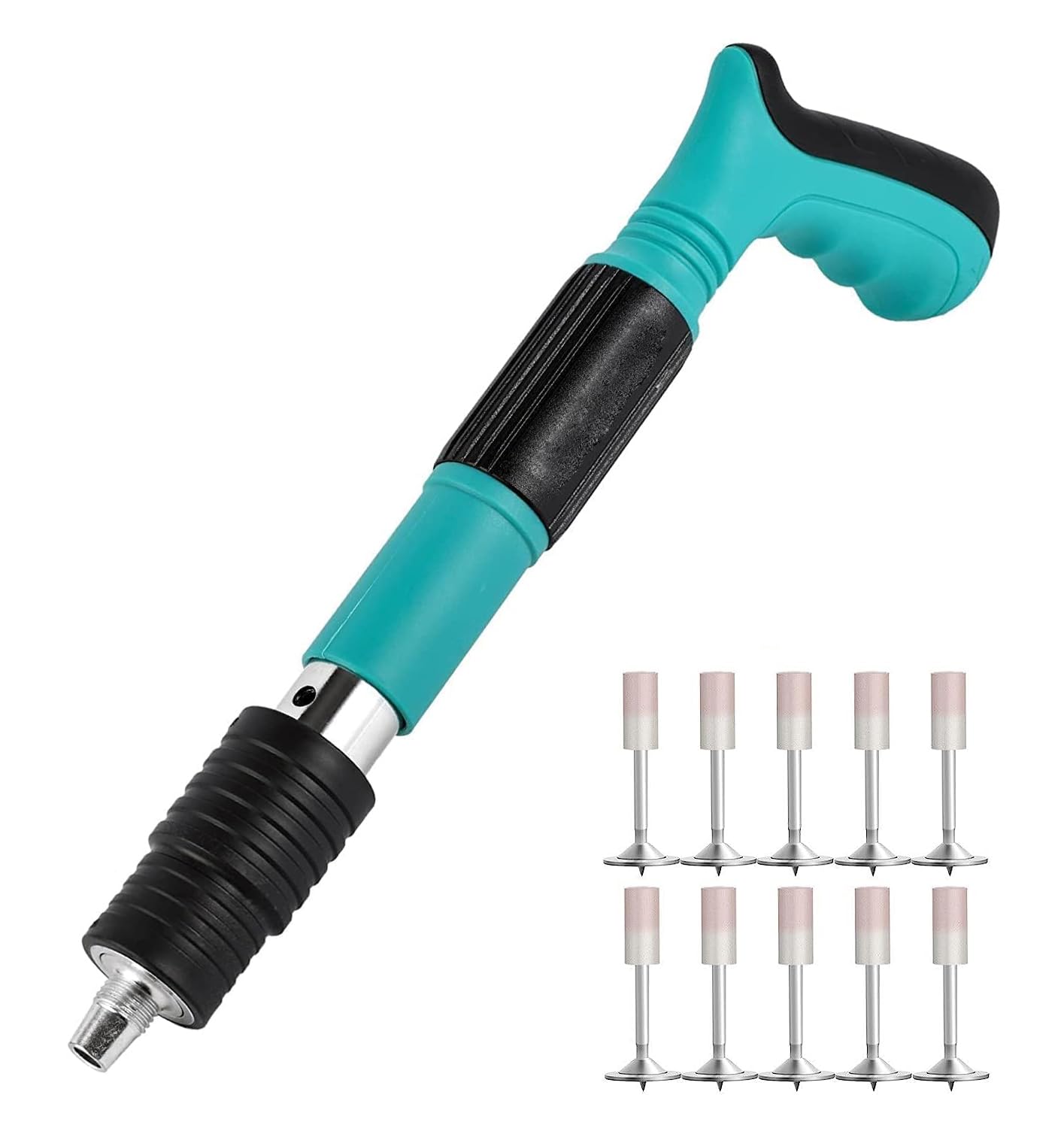 Nail Gun Tool With 20Pcs - Color: Green