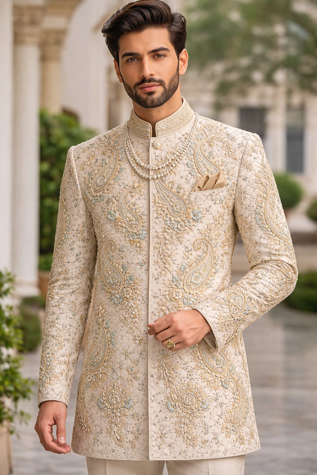 Embroidery Sherwani