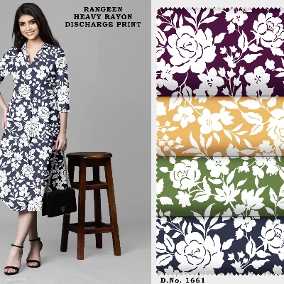 Rayon Discharge Fabric
