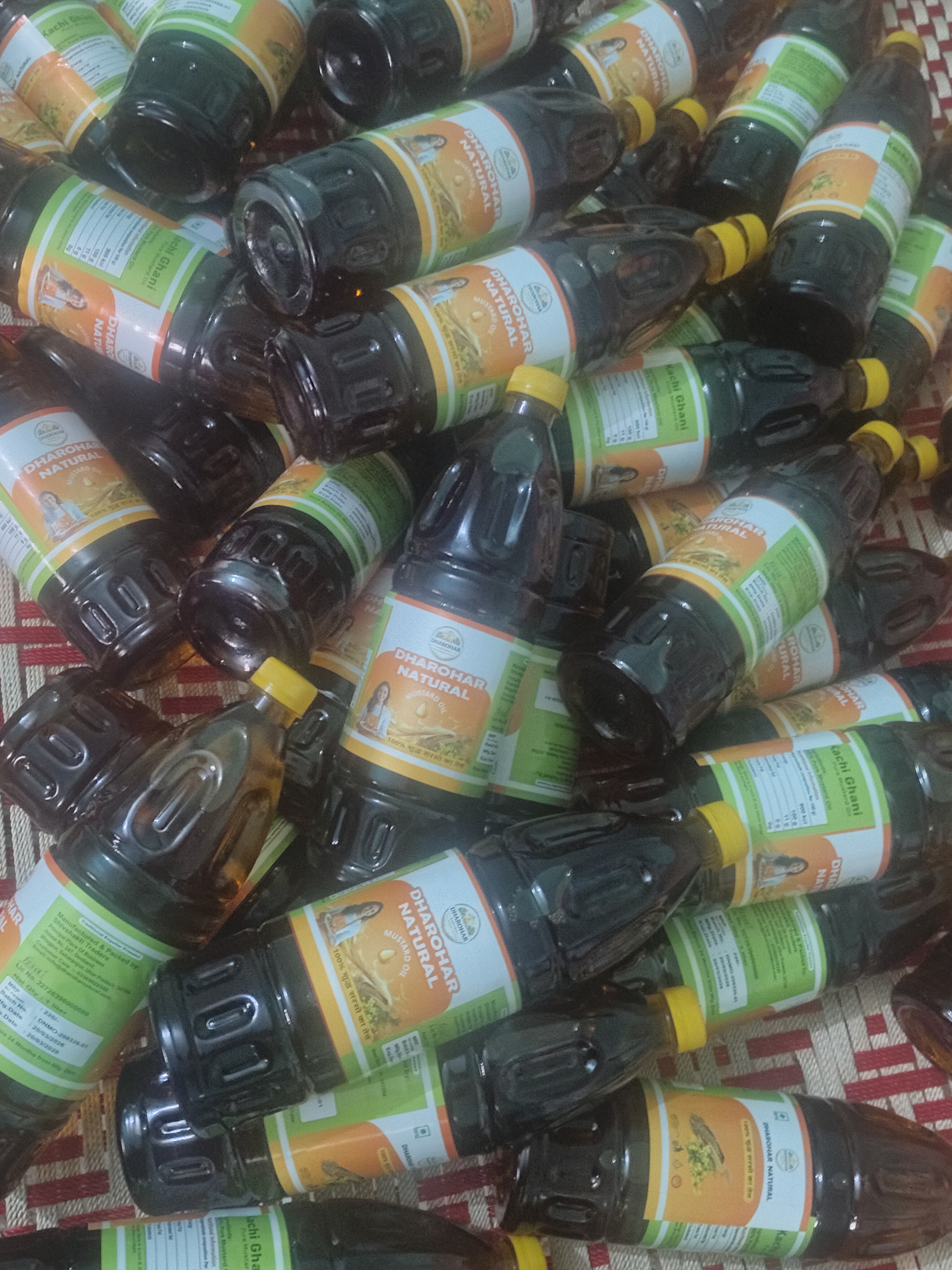 Dharohar Natural Kachi Ghani Mustard Oil