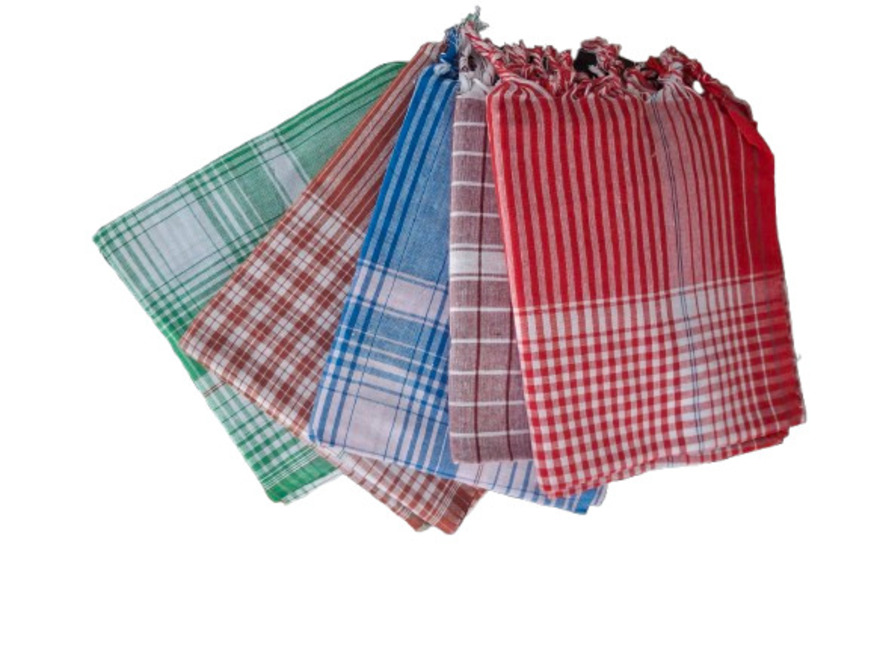 Disco Check Cotton Towel