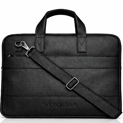 VIXORAA Premium Laptop Bag in Black