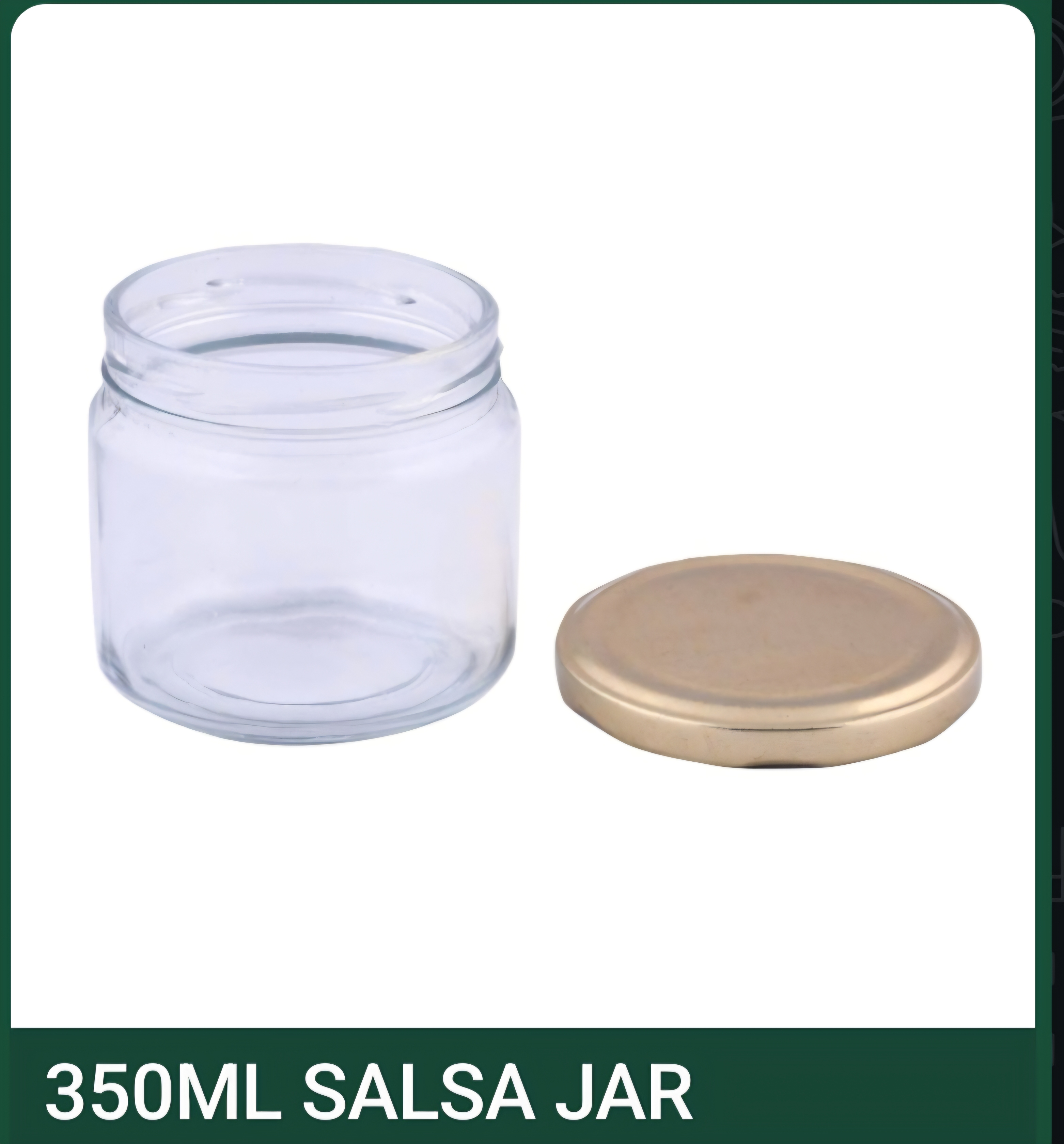 Salsa Glass Jar