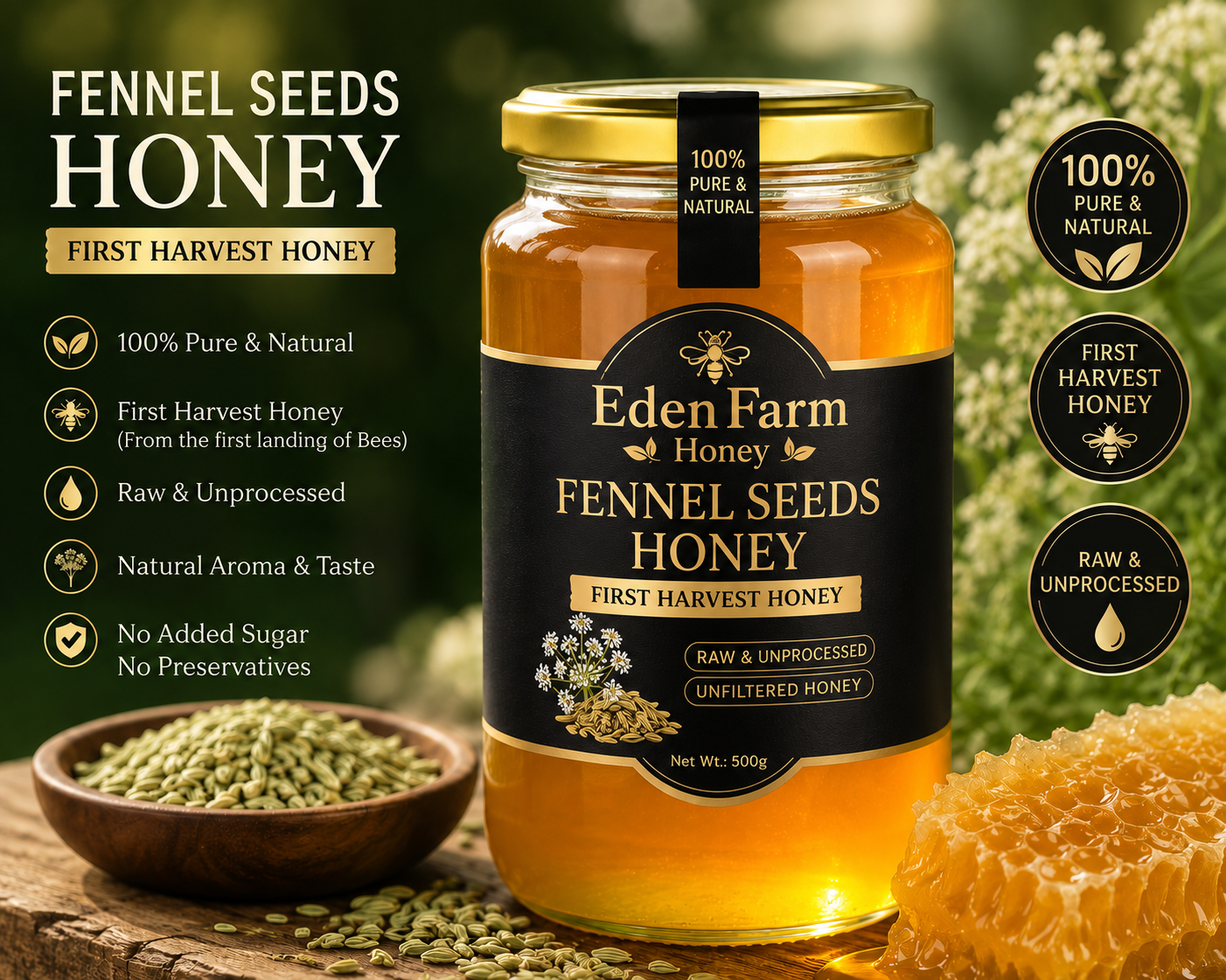 Fennel Honey