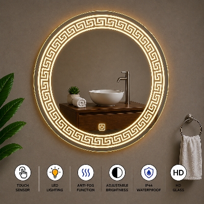 Round Mirror By Parmar Handicraft