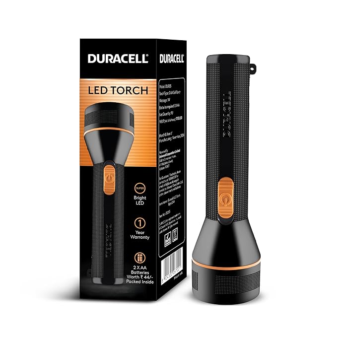 Duracell LED Torch With 3AA Battery