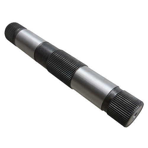 MF-897567M3 Cross Shaft Size: Splines: (Center Has 54 Fine & 1 Reg) Dim A (1): 2.187" Bushing Diameter Weight: 16.30 Lbs
