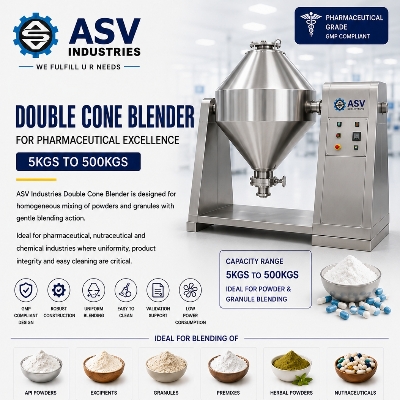 Double Cone Blender By Asv Industries