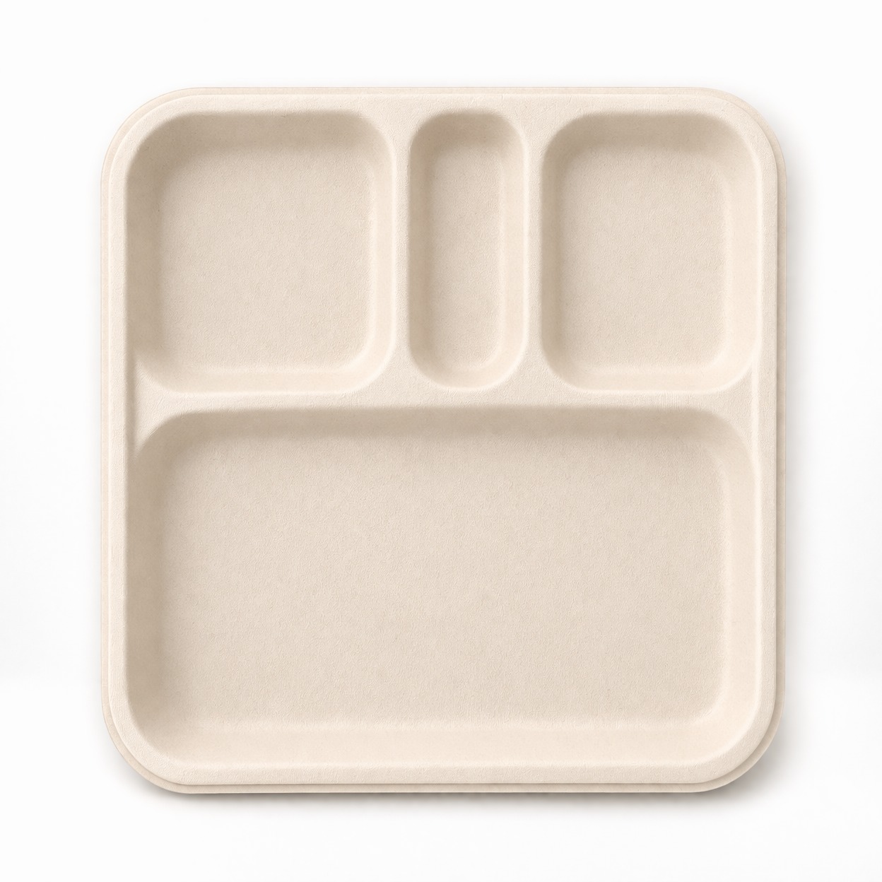 Biodegradable Bagasse Disposable Meal Trays