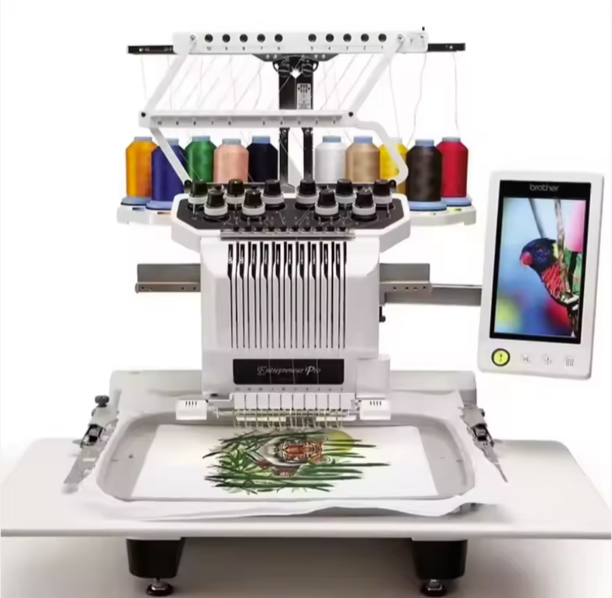 PR1000E Industrial 10 Needle Embroidery Machine