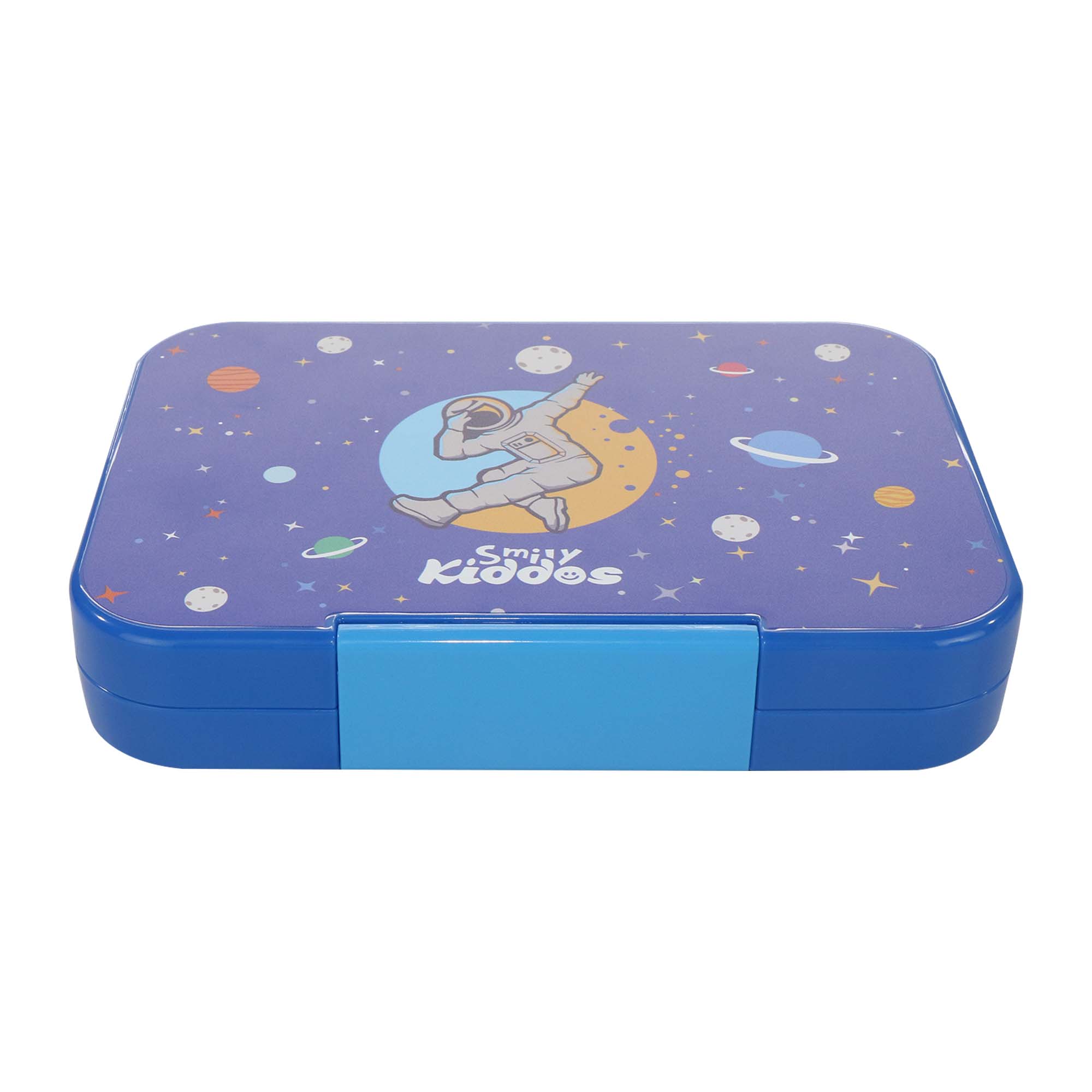 Smily Kiddos Bento Lunch Box Space Theme Blue