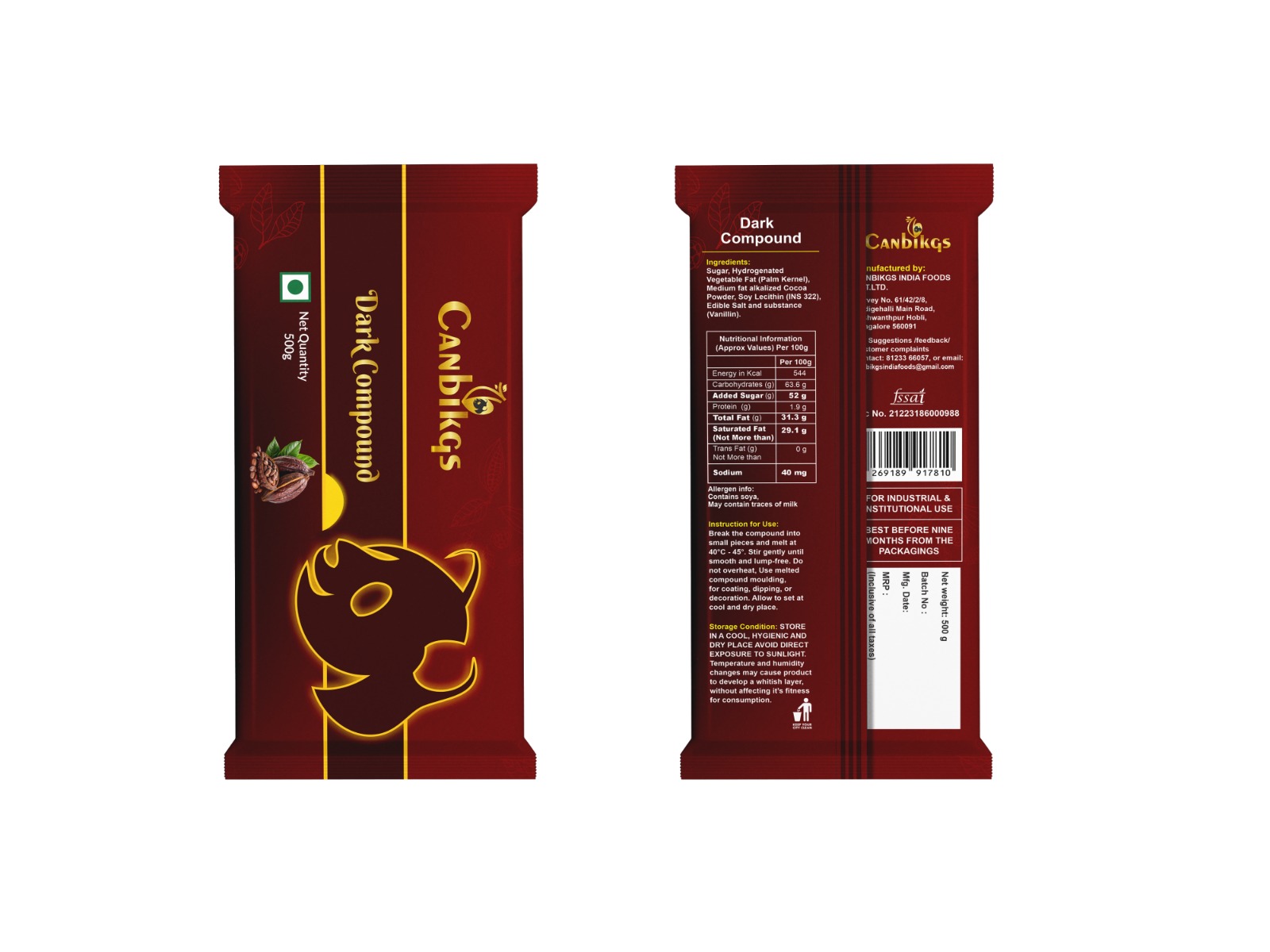 Dark Compound Chocolate