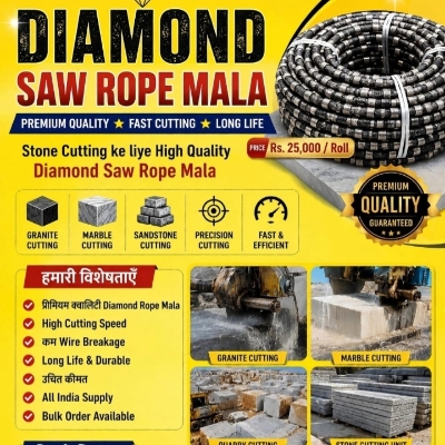 Diamond Saw Rope Mala