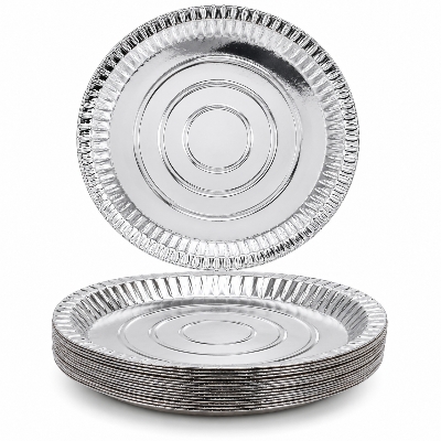 7 Inch Disposable Silver Paper Plate