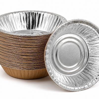 Silver Paper Disposable Bowl