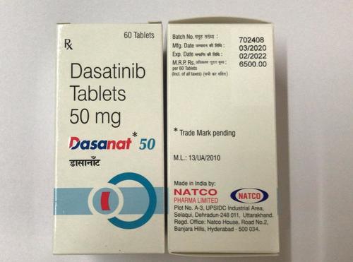 Dasatinib 20 /50 Tablets - Dosage Form: As Per Suggestion