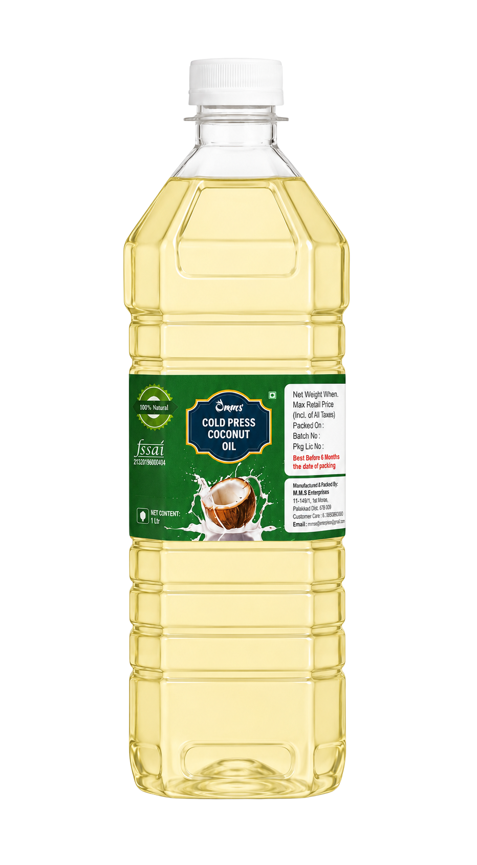 Mms Cold Pressed Coconut Oil 