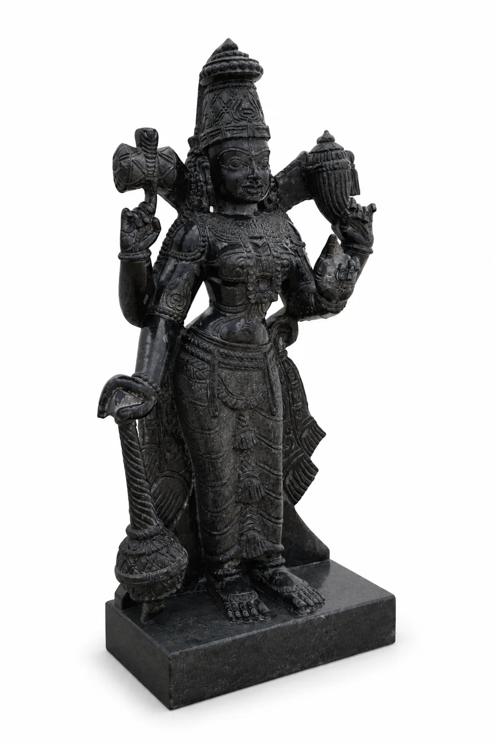 3 Ft Thuvara Sakthi Right Side Statue