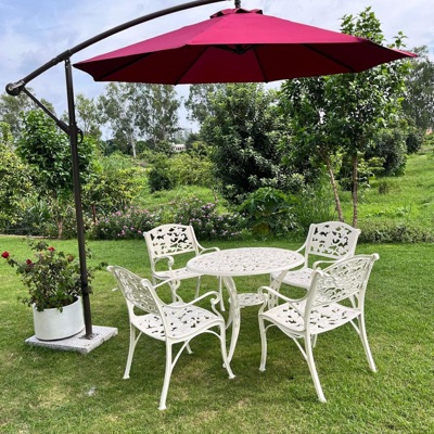 Aluminium Chair Table Set
