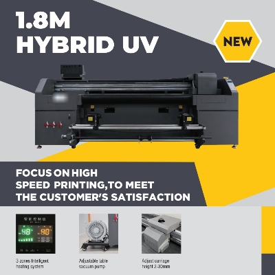 UV HYBRID Flatbed Printer