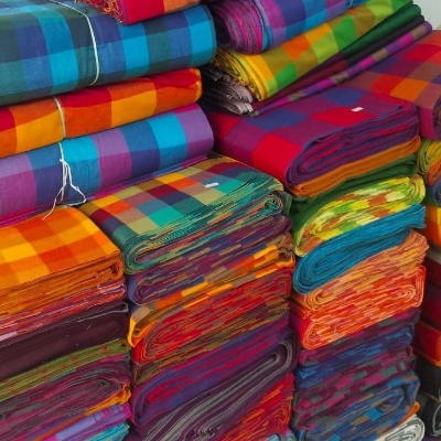 Madras Check Fabrics - Attributes: Washable