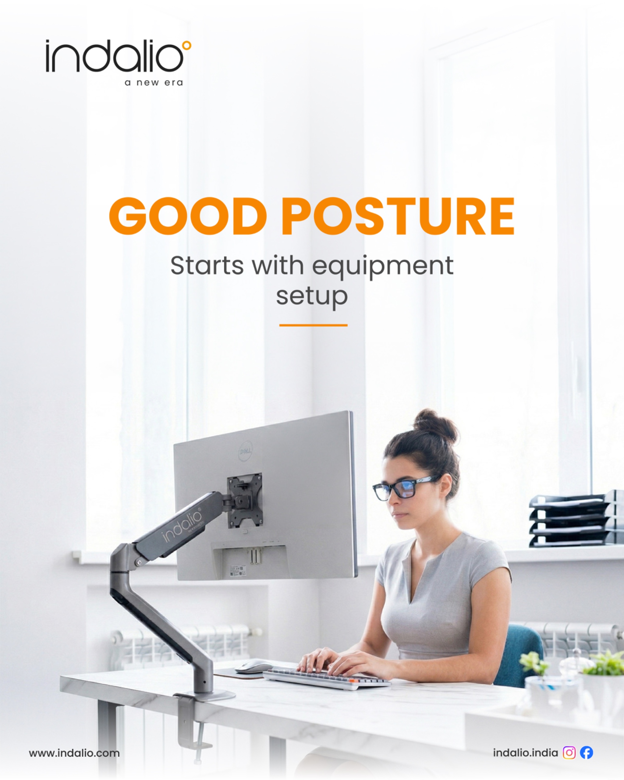 Single Display Monitor Arm