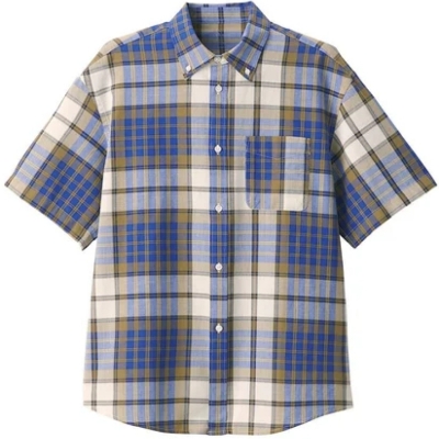Men Cotton Check Half Sleeve Shirt - Age Group: 18 Years To 45