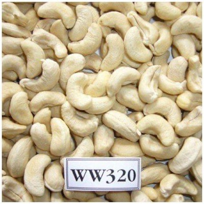 Cashew W320 Whole White - Cultivation Type: Common